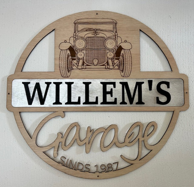 Mijn garage - XL multilaags bord