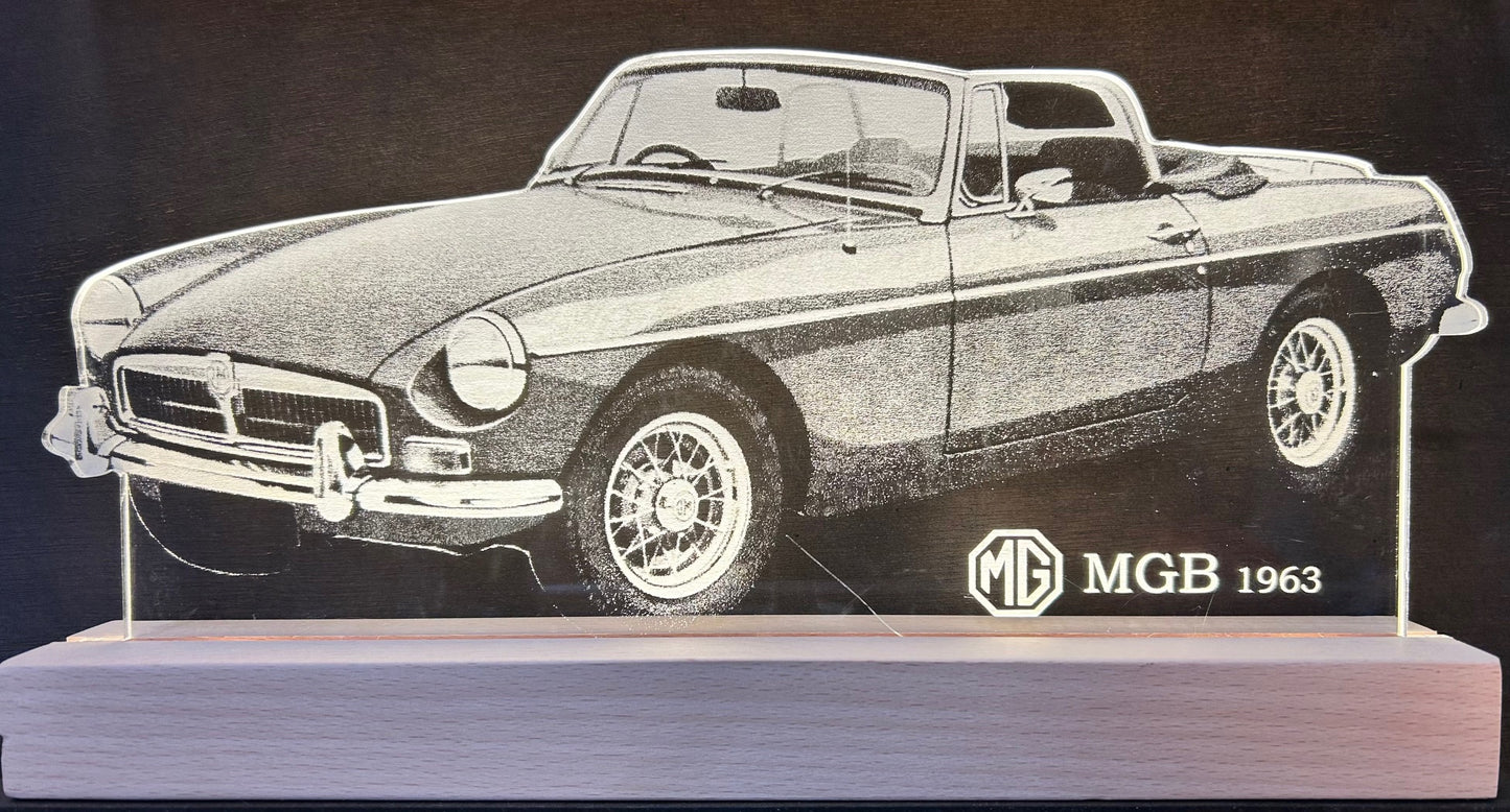 3D LED lamp - MG MGB