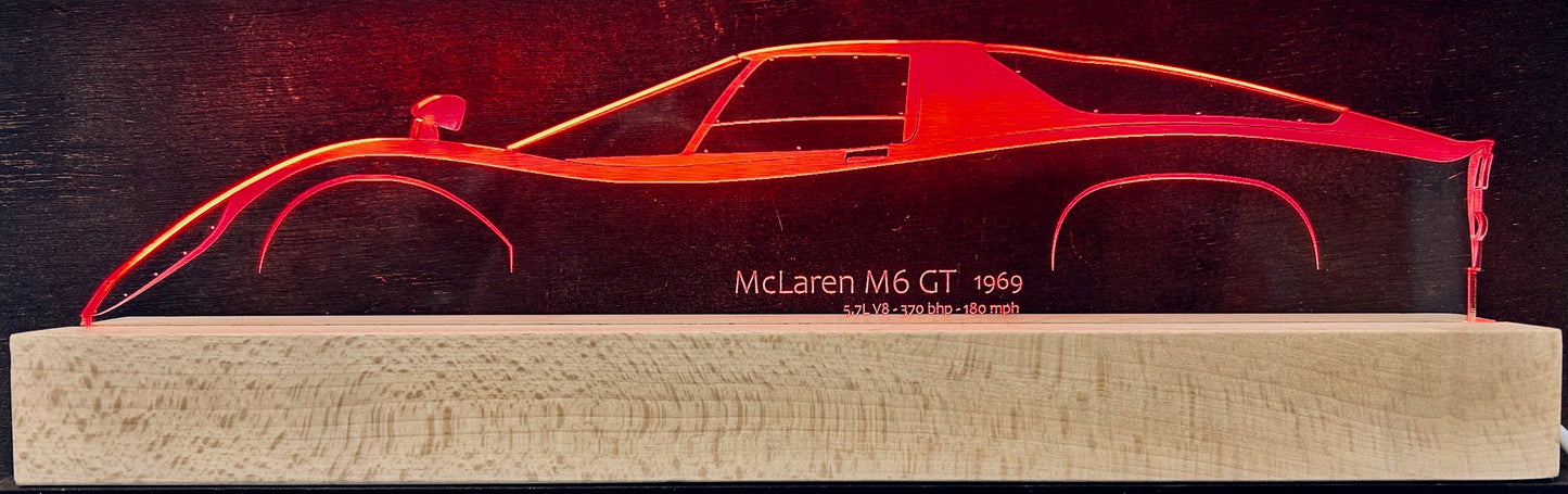 3D LED lamp - silhouet van ELKE auto