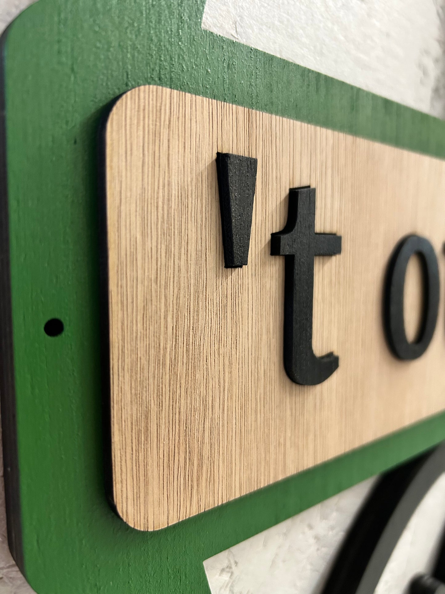 Custom garage bord - inspiratie