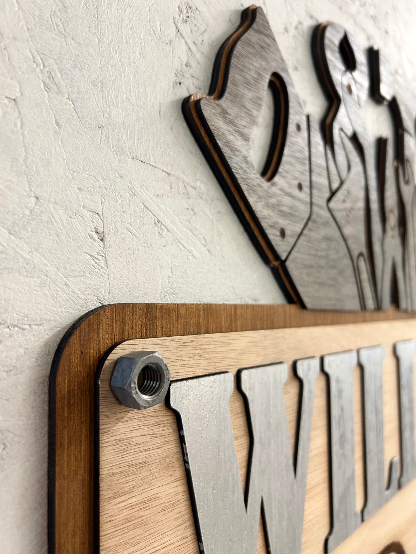 Custom garage bord - inspiratie