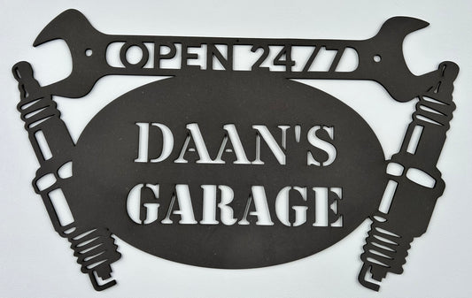 Mijn garage - XL bord