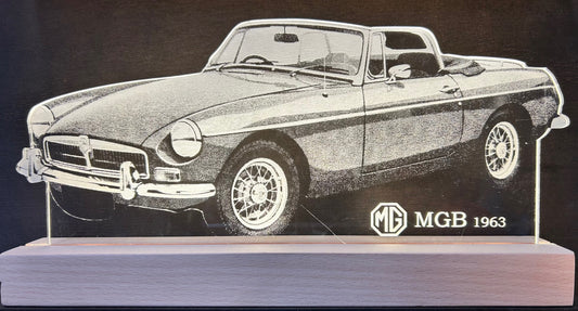 3D LED lamp - MG MGB