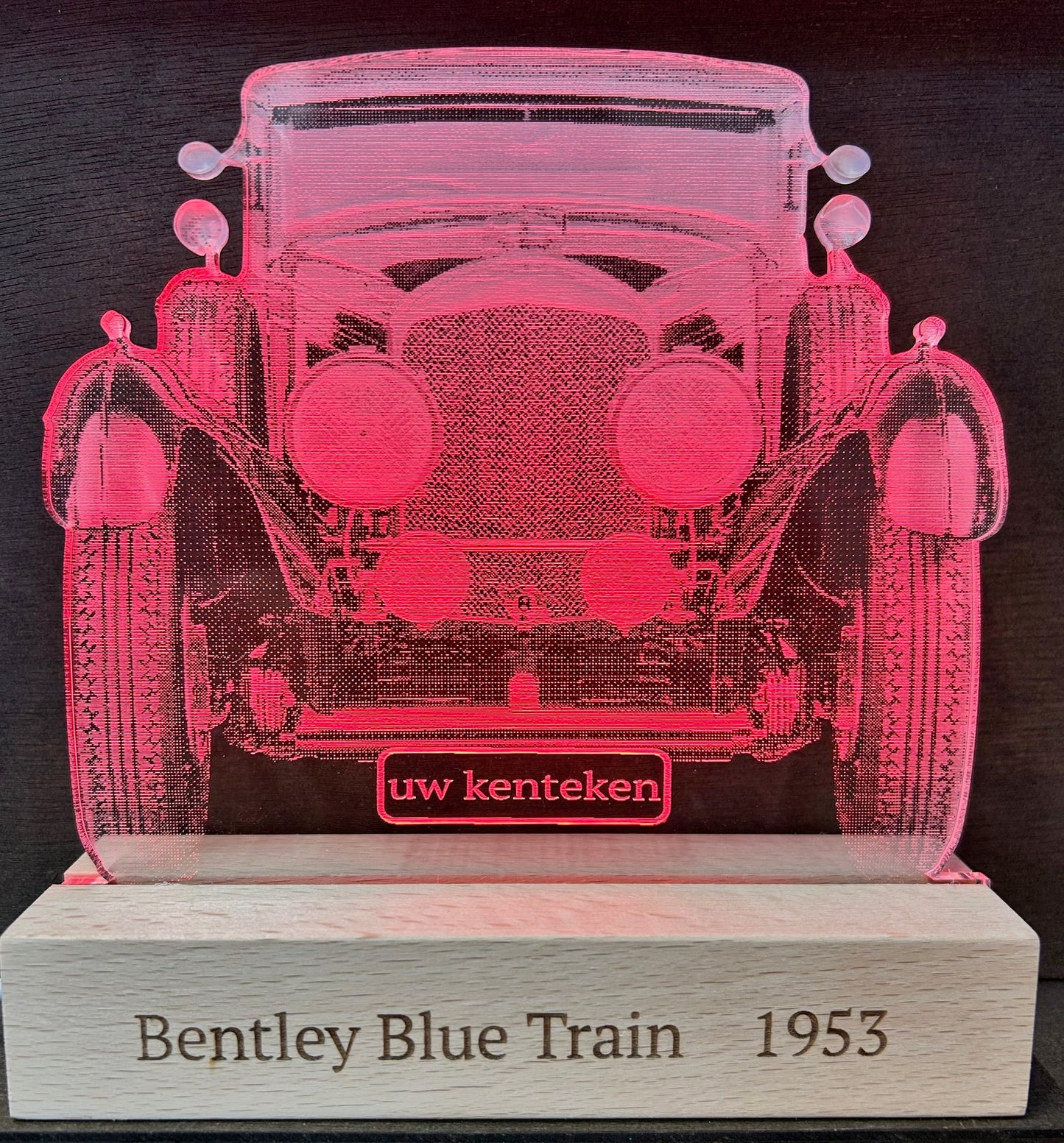 3D LED lamp - Bentley Blue Train