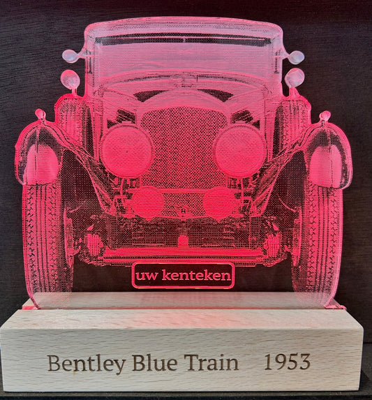 3D LED lamp - Bentley Blue Train
