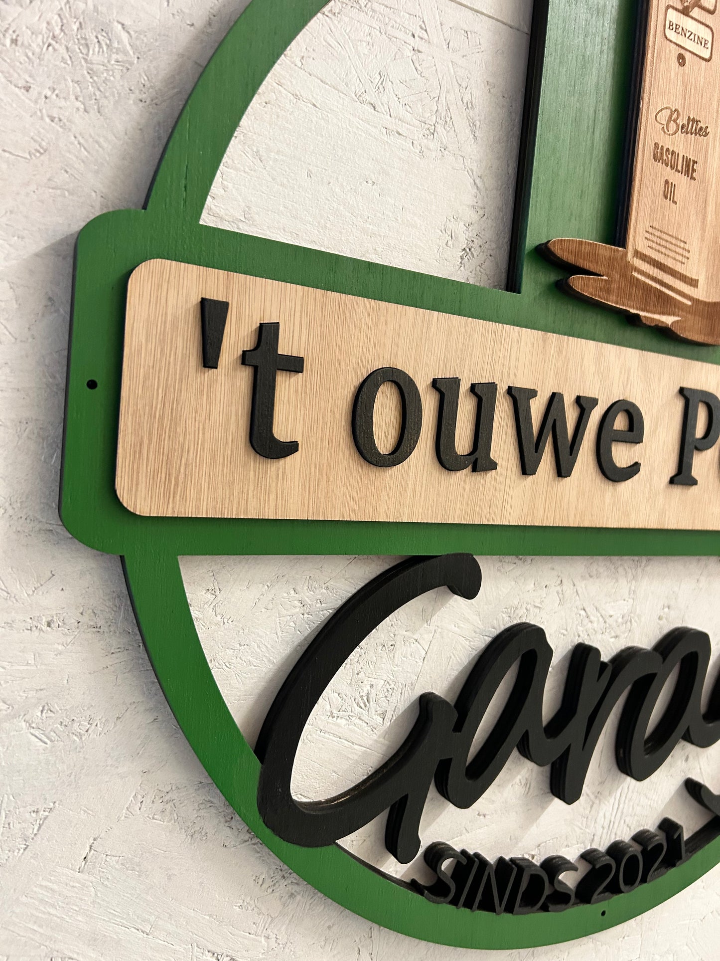 Custom garage bord - inspiratie