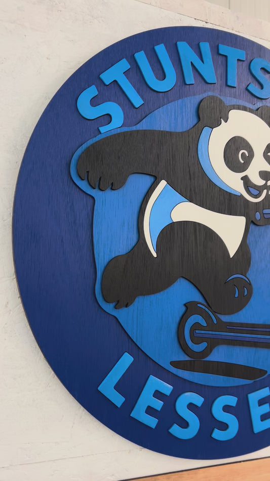 Custom logo bord - inspiratie